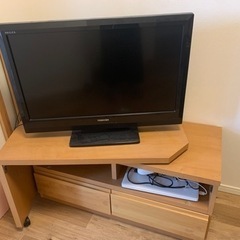 テレビボード回転盤付き