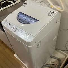 sharp縦型洗濯乾燥機 2015年製