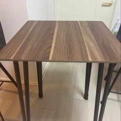 値下げ　ニトリ　ダイニングテーブル3点セットの画像