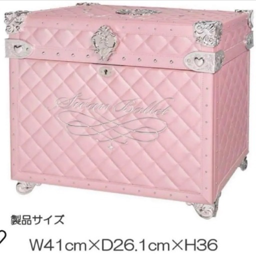スワンバレエボックス　フラワーノーズ　ピンク　ボックスのみ