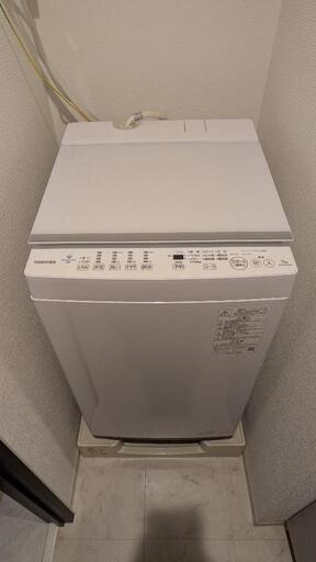 洗濯機　東芝　2021年製　7.0kg　AW-7DH1(W)