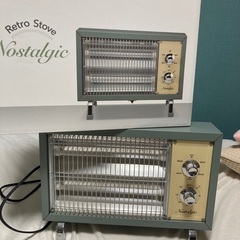 レトロなデザインのストーブ