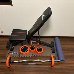 ベンチプレス　ウエイト　ダンベル　Wバー