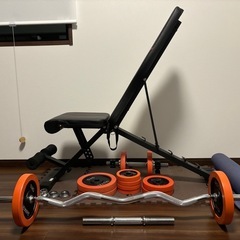 ベンチプレス ウエイト ダンベル Wバー