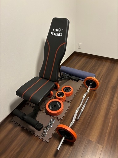 ベンチプレス　ウエイト　ダンベル　Wバー