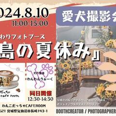 【気仙沼】ひまわりブース愛犬撮影会