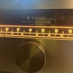 TRIO KT-3100 ステレオラジオチューナー　通電確認　受信確認の画像