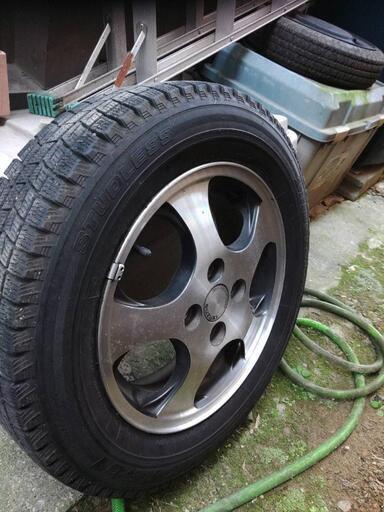【受け渡し者決定】スズキ　kei用スタッドレスタイヤ165/70R14
