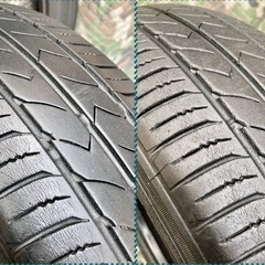 「3」　155/65R14  中古タイヤ2本の画像