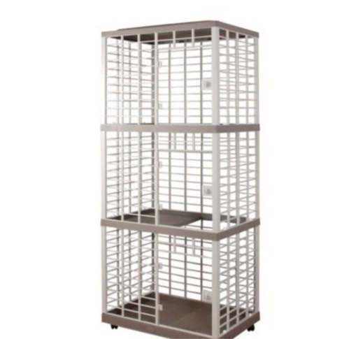 ペットケージ3段　美品