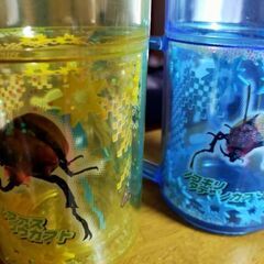 プラスチックコップ2個の画像