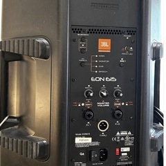 JBL EON615パワードスピーカー２台＋スピーカースタンド×2の画像