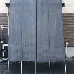 ブラウン 紫外線カット ベランダ 省エネ 節電 オーニング すだれ  サンシェード 日除け 目隠し 175×230cm 洋風たてす 日よけ 0730-2の画像
