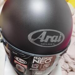 3回使用のみ　アライフルフェイスヘルメットXLサイズ