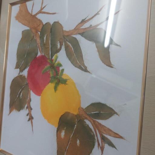 日本工芸品【和紙ちぎり絵】