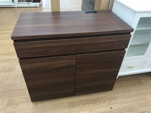 ★ジモティ割あり★ パモウナ キャビネット ブラウン H72×W80×D42 クリーニング済み KJ5770