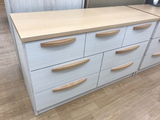 ★ジモティ割あり★ 中村敬木工 ローチェスト ナチュラル H65×W107×D40 クリーニング済み KJ5771