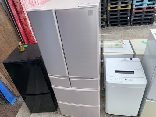早い者勝ち大セール‼️‼️＋ご来店時、ガンお値引き‼️SHARP　2014年製 440L 6ドア冷蔵庫