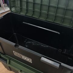 ★ジモティ割あり★  大型収納ボックス グリーン/ブラック  クリーニング済み KJ5772の画像