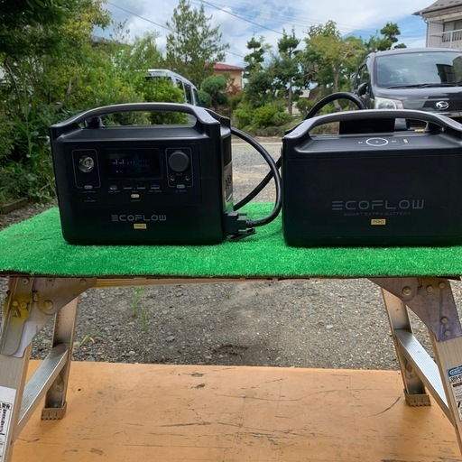 アウトドア、キャンプ、停電、災害、非常用ポータブル電源エコフローリバープロ、エクストラバッテリー