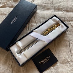 【新品未使用】ミキモト真珠つきシャープペンシル