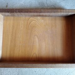 古い木箱 小物入れ 木組みの箱 トレイ トレー レターボックス 古道具 レトロ　/TJ-1886 2F南の画像