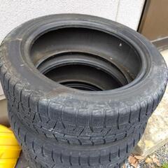 廃タイヤ　スタッドレス　185/55R16　重りやタイヤ止めなどにいかがでしょうか？の画像