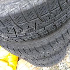 廃タイヤ　スタッドレス　185/55R16　重りやタイヤ止めなどにいかがでしょうか？の画像
