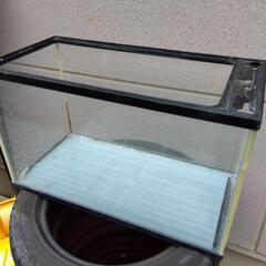 45cm水槽　屋外でカブトムシ飼育に使用　汚れあり