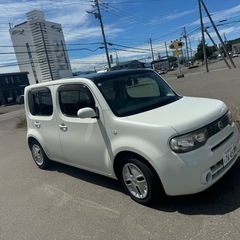 日産キューブ　4WD ガラスルーフ　車検付き