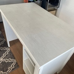 【取引中】レア　IKEA ホワイトデスク　の画像