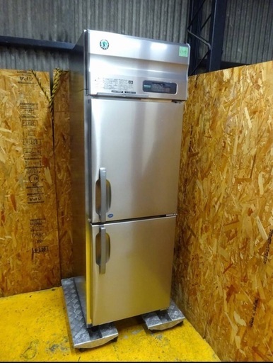 (1307)ホシザキ 業務用 縦型2枚 冷凍冷蔵庫 HRF-63AT-1-ED 2022年製 100V W630D650H1910mm 中古 厨房 飲食店 店舗 お引き取りも歓迎 大阪あ