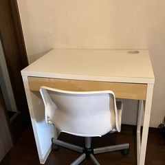 お値下げ！ 今週末、土日のお引き取り希望！IKEAデスク2台 セット 