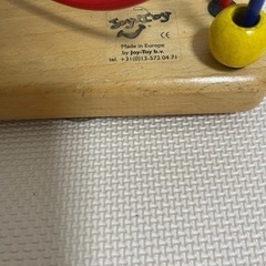 ビーズコースター　知育玩具の画像