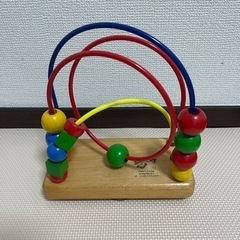 ビーズコースター　知育玩具の画像