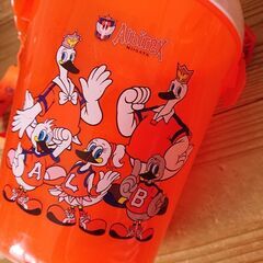 アルビレックス新潟 ポップコーンバケット＆スクイーズボール サッカーJ1応援グッズ  中古usedの画像