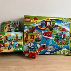 LEGOデュプロセット　みどりのコンテナ世界一周など　　