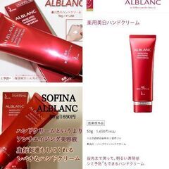 ソフィーナアルブラン薬用美白ハンドクリーム（新品）半額以下の画像