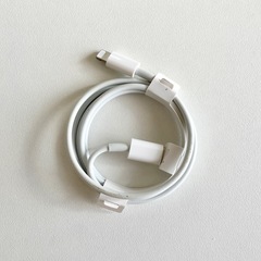 Apple j充電ケーブル　USB-C Lightning  の画像