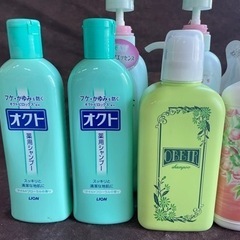 頭皮系シャンプー類　まとめセット　オクト　メリット　ボディソープ等の画像