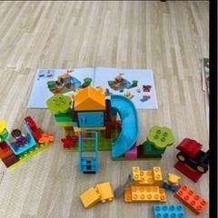 LEGOデュプロセット　みどりのコンテナ世界一周など　　の画像