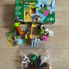 LEGOデュプロセット　みどりのコンテナ世界一周など　　の画像