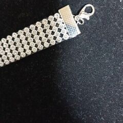 クリアラインストーンネックレス チョーカー　結婚式　パーティー　クリスタルの画像