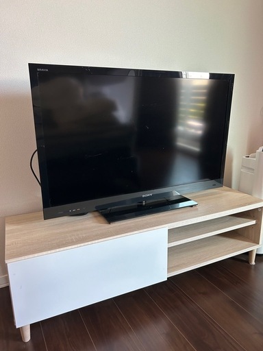 ソニーテレビとテレビ台