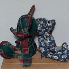 【美品】ミッキーマウス&くま☆ぬいぐるみセット☆の画像