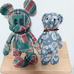【美品】ミッキーマウス&くま☆ぬいぐるみセット☆