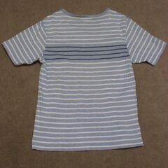 クロコダイル ブルー系 ボーダー Tシャツ （Lサイズ）お譲りします。の画像
