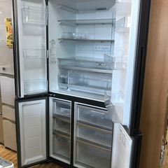 AQUA 2020年製 512L 冷凍冷蔵庫 木目調の画像