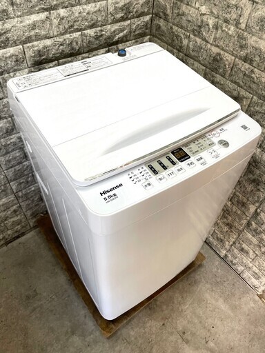 【高年式】大阪送料無料★3か月保障付き★洗濯機★2023年★ハイセンス★5.5kg★HW-55E2W★S-200