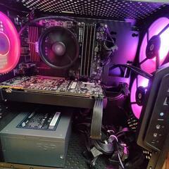 自作ゲーミングPC Ryzen5 5600x メモリ16GB GeForceGTX1070Tiの画像